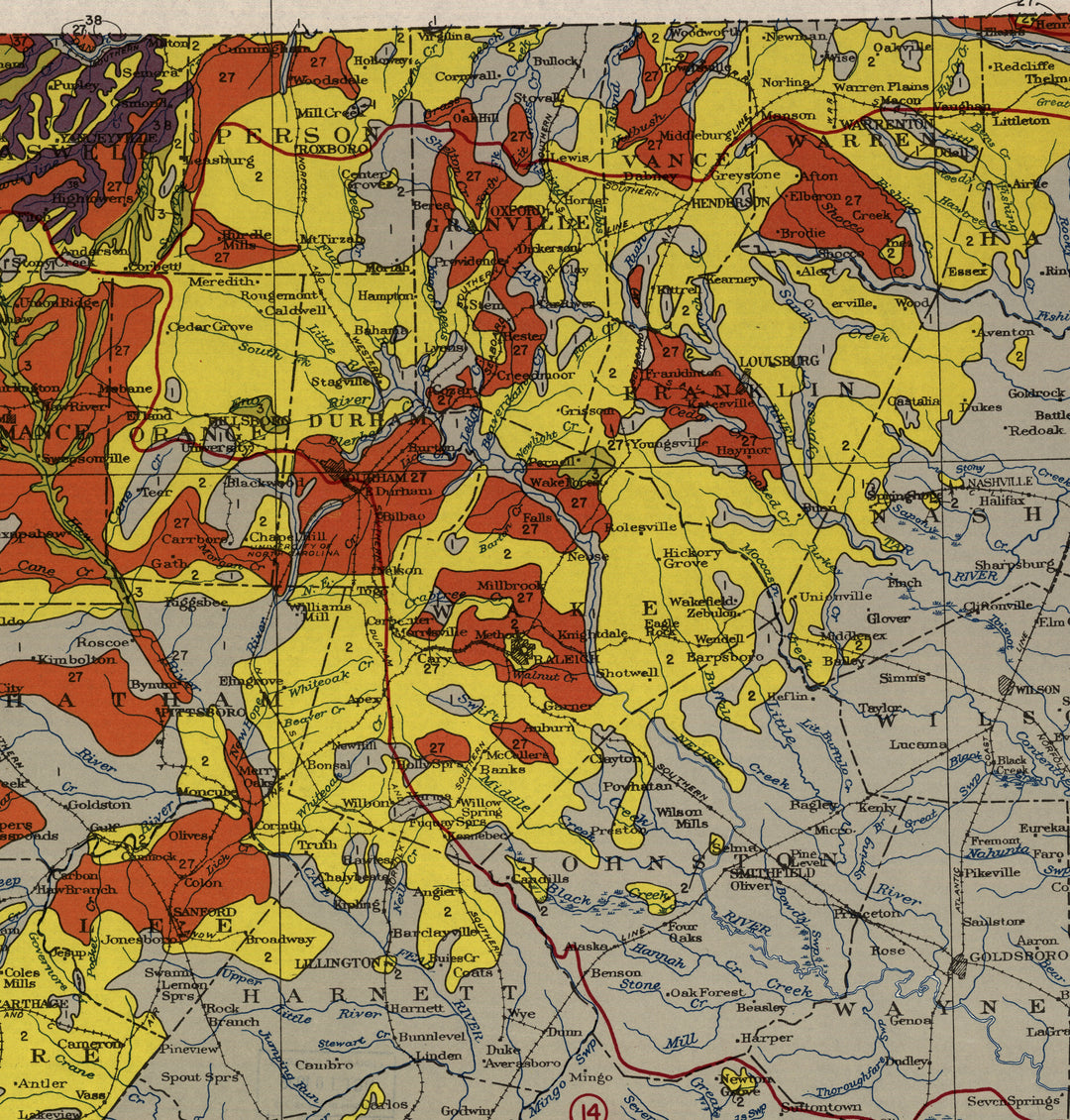 Reconnaissance Erosion Survey of the State of North Carolina, 1934