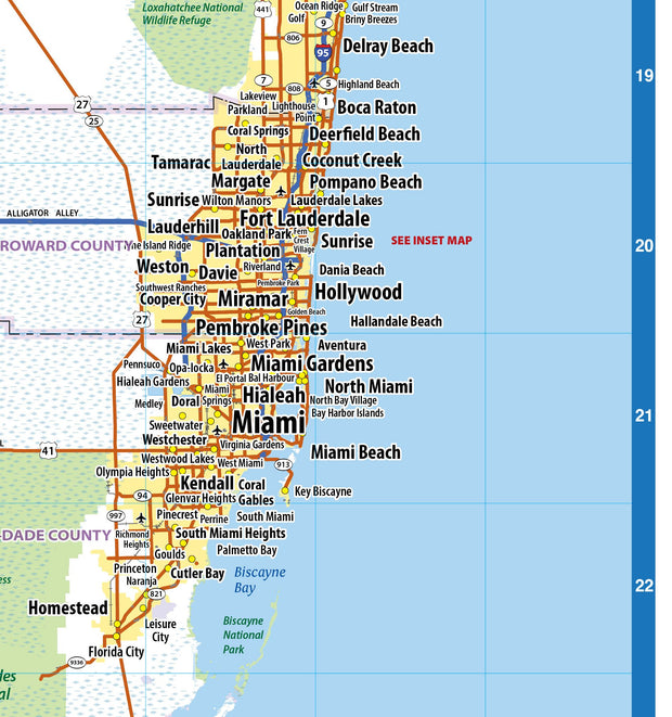 Florida by Topographic Maps