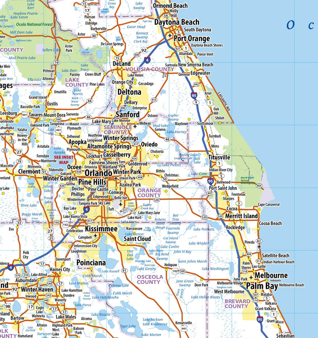 Florida by Topographic Maps