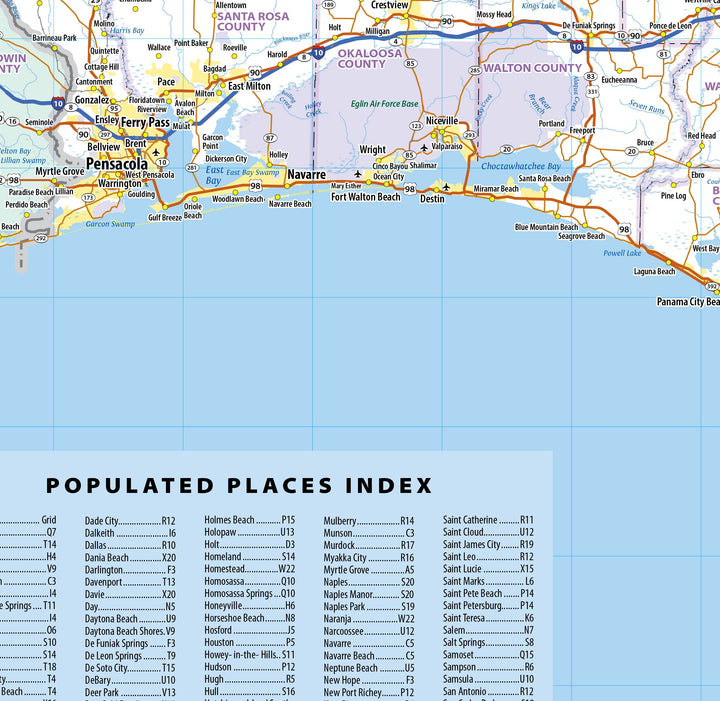 Florida by Topographic Maps