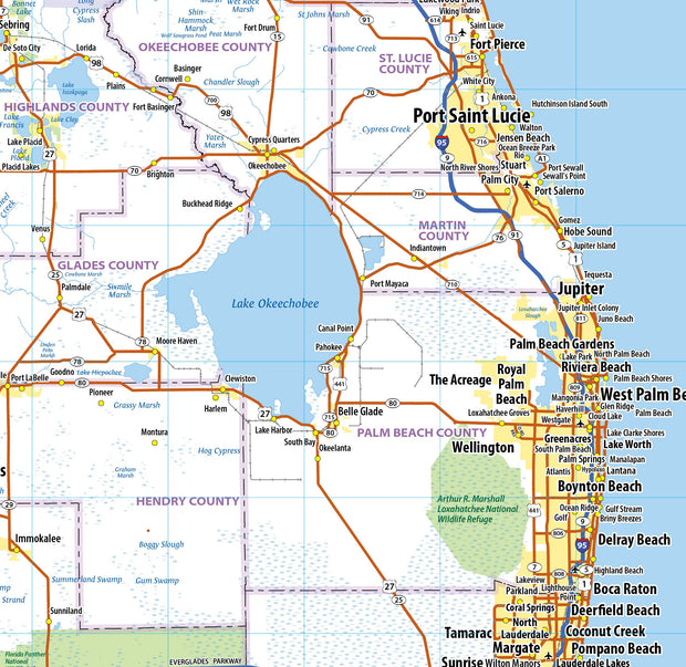 Florida by Topographic Maps