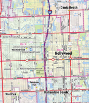 Miami and South Florida Metro Area Wall Map