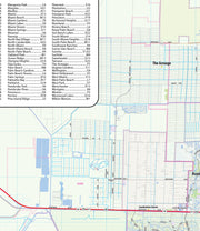 Miami and South Florida Metro Area Wall Map