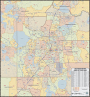 Orlando Area Zip Code Map