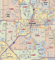 Orlando Area Zip Code Map