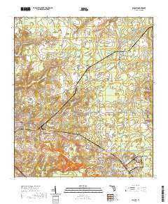 USGS US Topo 7.5-minute map for Alachua FL 2021