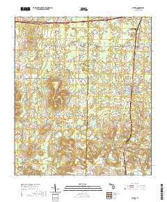 USGS US Topo 7.5-minute map for Alford FL 2021