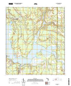 USGS US Topo 7.5-minute map for Allanton FL 2021
