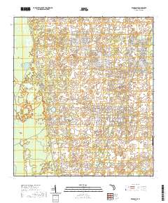 USGS US Topo 7.5-minute map for Bronson SE FL 2021