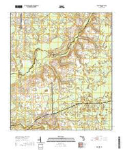 USGS US Topo 7.5-minute map for Brooker FL 2021