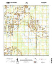 USGS US Topo 7.5-minute map for Corkscrew NW FL 2021