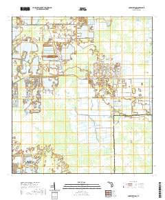 USGS US Topo 7.5-minute map for Corkscrew NW FL 2021