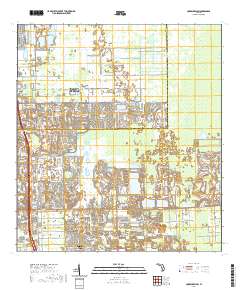USGS US Topo 7.5-minute map for Corkscrew SW FL 2021