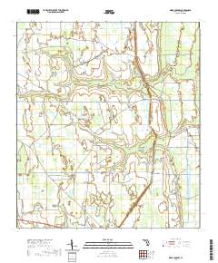 USGS US Topo 7.5-minute map for Deer Park NW FL 2021
