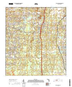 USGS US Topo 7.5-minute map for Fivay Junction FL 2021