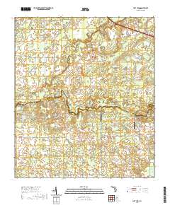 USGS US Topo 7.5-minute map for Fort Union FL 2021