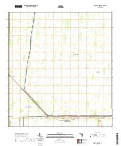 USGS US Topo 7.5-minute map for Fortymile Bend FL 2021