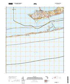 USGS US Topo 7.5-minute map for Gulf Breeze FL 2021