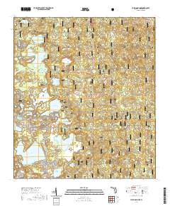 USGS US Topo 7.5-minute map for Halfmoon Lake FL 2021