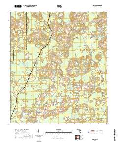 USGS US Topo 7.5-minute map for Hamburg FL 2021