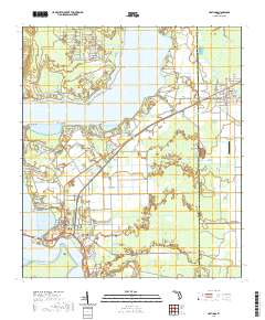 USGS US Topo 7.5-minute map for Hastings FL 2021
