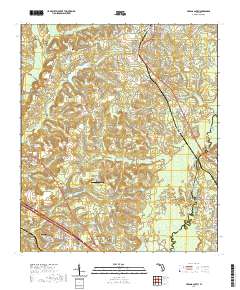 USGS US Topo 7.5-minute map for Havana South FL 2021