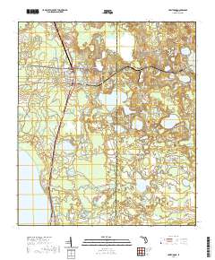 USGS US Topo 7.5-minute map for Hawthorne FL 2021