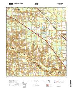 USGS US Topo 7.5-minute map for Hillcoat FL 2021