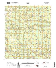 USGS US Topo 7.5-minute map for Hilliard NE FL 2021