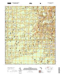 USGS US Topo 7.5-minute map for Hilliardville FL 2021