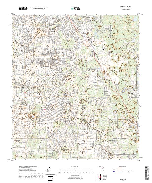 US Topo 7.5-minute map for Holder FL