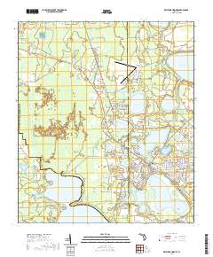 USGS US Topo 7.5-minute map for Keystone Heights FL 2021