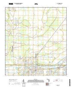 USGS US Topo 7.5-minute map for La Belle FL 2021