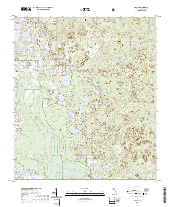 US Topo 7.5-minute map for Lake Mary FL