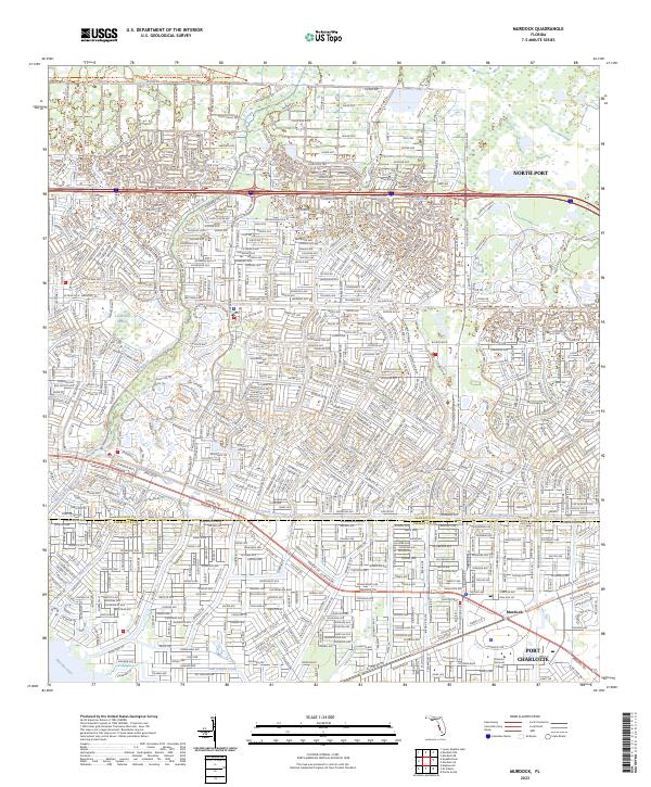 US Topo 7.5-minute map for Murdock FL