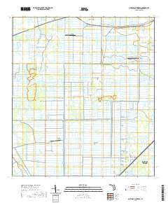 USGS US Topo 7.5-minute map for North of Bluefield FL 2021