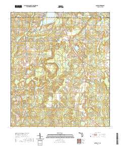 USGS US Topo 7.5-minute map for Paxton FLAL 2021 – American Map Store