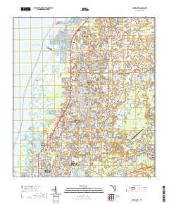 USGS US Topo 7.5-minute map for Port Richey FL 2021