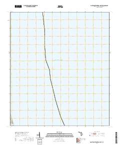 USGS US Topo 7.5-minute map for Saint Augustine Beach OE E FL 2021