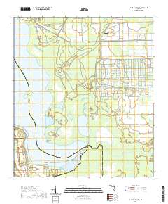 USGS US Topo 7.5-minute map for Saint Johns Park FL 2021