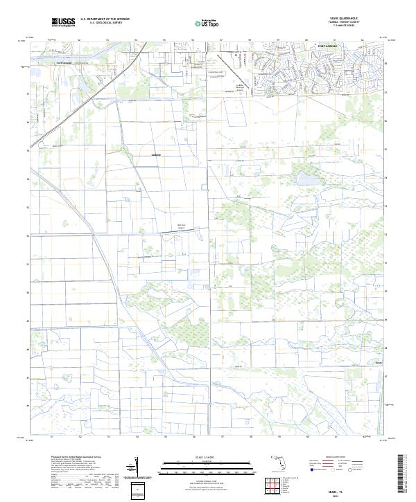 Sears Point Map US Topo 7.5-minute map for Sears FL – American Map Store