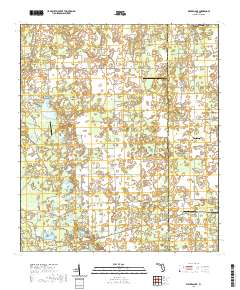 USGS US Topo 7.5-minute map for Waters Lake FL 2021