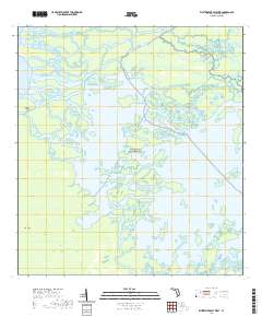 USGS US Topo 7.5-minute map for Whitewater Bay West FL 2021