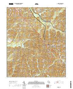 USGS US Topo 7.5-minute map for Cusseta GA 2020