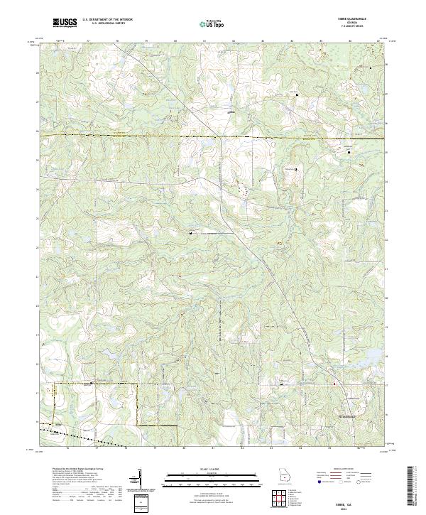US Topo 7.5-minute map for Sibbie GA
