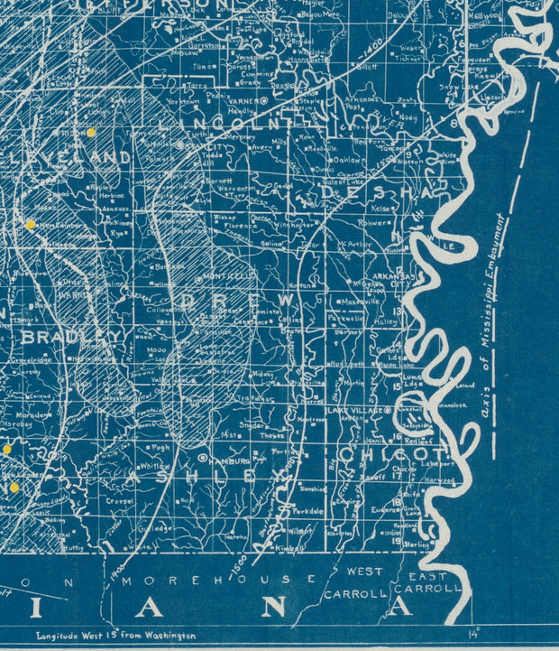 Geological Map of Arkansas, 1920