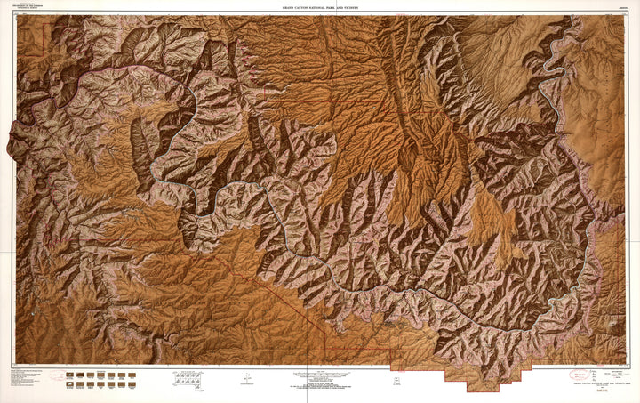 Grand Canyon National Park and Vicinity, Arizona, 1972