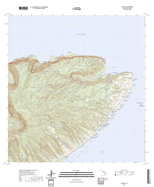 US Topo 7.5-minute map for Halawa HI