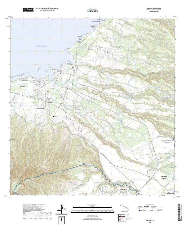 US Topo 7.5-minute map for Haleiwa HI