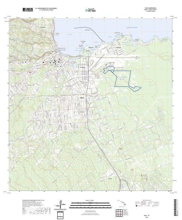 US Topo 7.5-minute map for Hilo HI